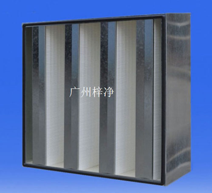 FV組合W型亞高效空氣過(guò)濾器采用多層次過(guò)濾材料